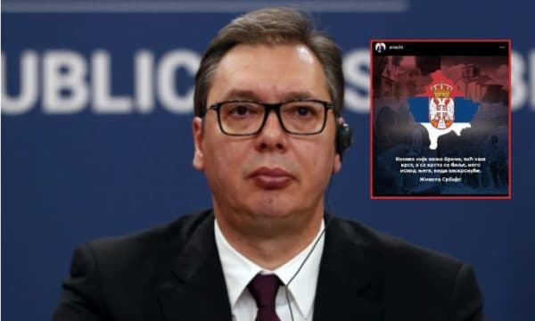  Nxiti urrejtje ndaj shqiptarëve: Thirrje për t'i bërë 'report' postimit të presidentit serb Vuçiç (VIDEO)