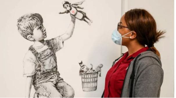 Rekordi i Banksy-t, 19.4 milionë euro për “Game Changer”