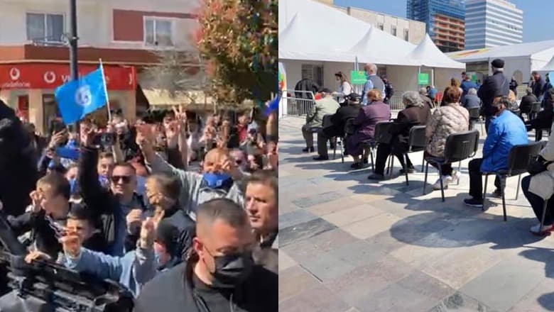 Fushata e Bashës, Rama: Dy botë, njëra lufton për të shpëtuar jetë,  tjetra bën përsheshe me virus për politikë