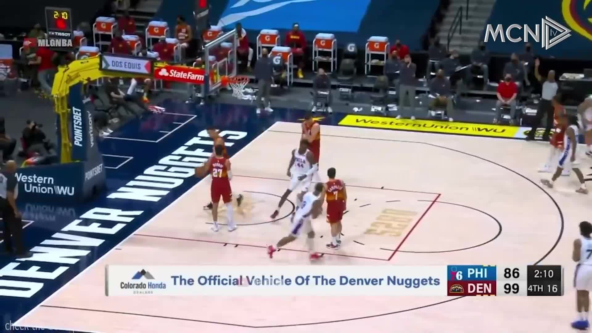 NBA, Denver triumfon ndaj Filadelfias (VIDEO)
