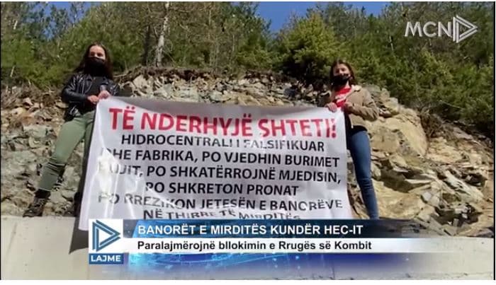 Banorët e Mirditës kundër HEC-it (VIDEO)