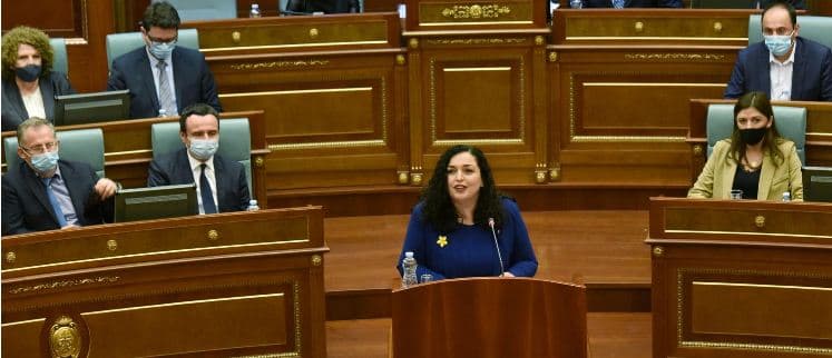      Osmani nesër pranon detyrën e presidentes, pa ceremoni të inaugurimit