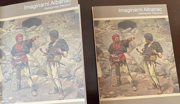 Deputeti Kamberi i dhuron Vuçiç librin që flet për historinë e shqiptarëve