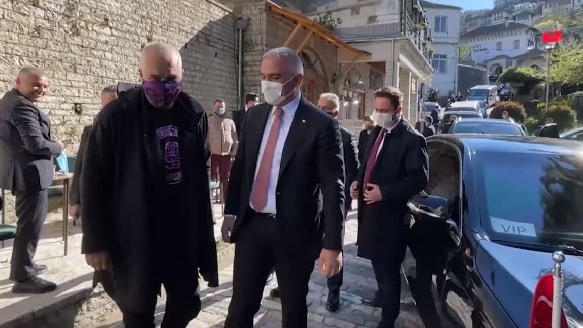 Rama pret në Gjirokastër ministrin turk: Prioritet bashkëpunimi në fushën e turizmit (VIDEO)