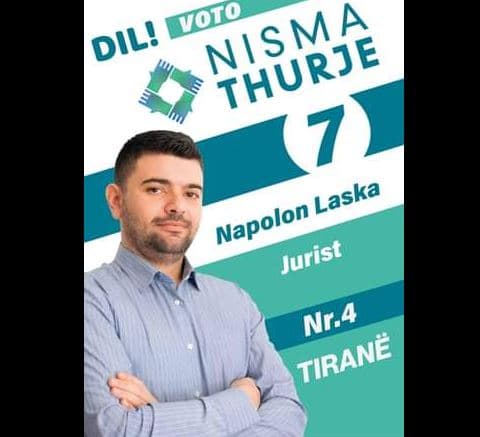   Prokuroria mbyll hetimet/ Kandidati i Nismës Thurje, Napolon Laska rezulton i pastër
