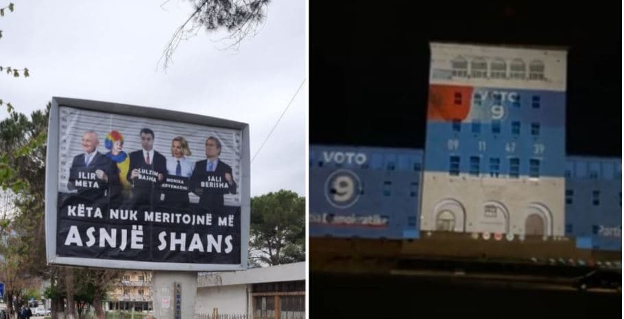    KQZ kërkesë PD dhe PS: Hiqni posterat nga godinat publike