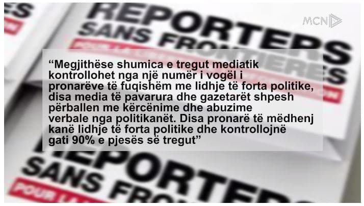 “Gazetaria në Shqipëri, në mjerim” (VIDEO)