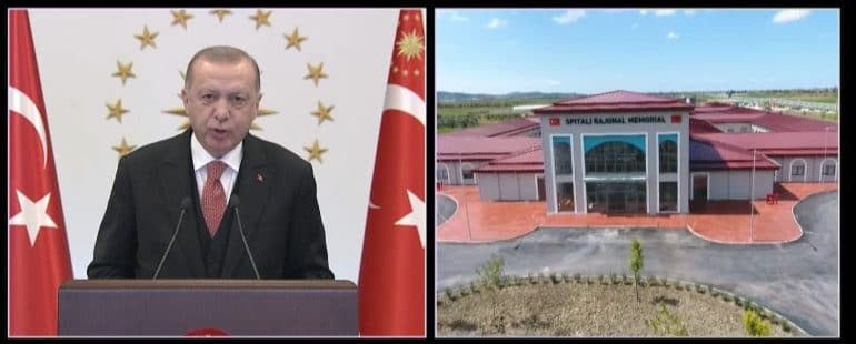   Erdogan mesazh në hapjen e Spitalit Rajonal të Fierit: Shenjë miqësie mes dy vendeve