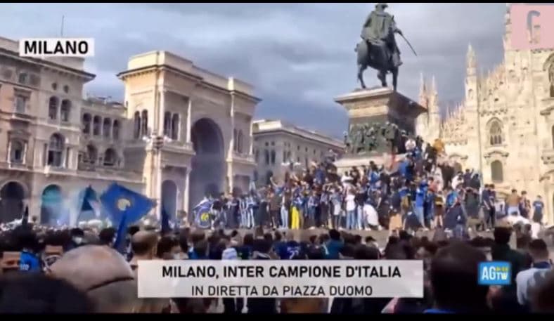 Fitorja e Inter/ Milano në festë për titullin e 19-të të SeriaA (VIDEO)