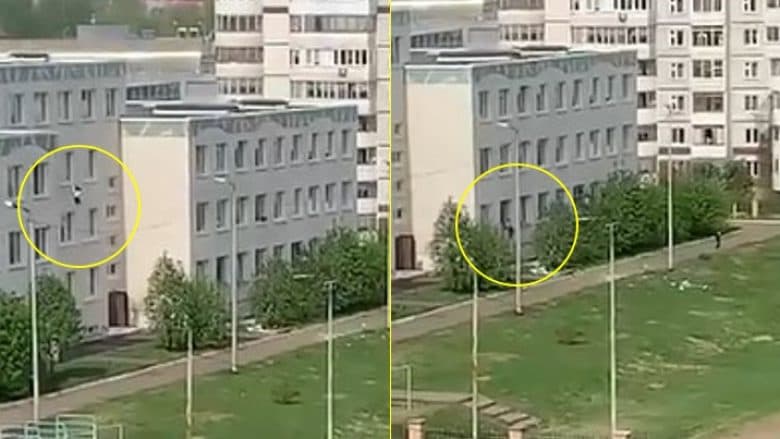 VIDEO/ Sulmi me armë në shkollën ruse, fëmijët hidhen nga ndërtesa për tu shpëtuar plumbave