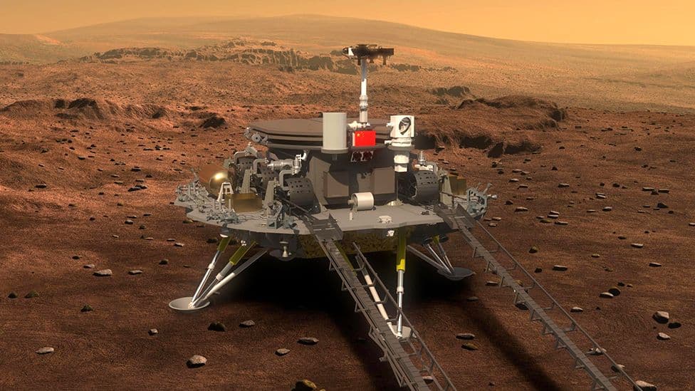Kina zbarkon me sukses një anije kozmike në Mars (VIDEO)