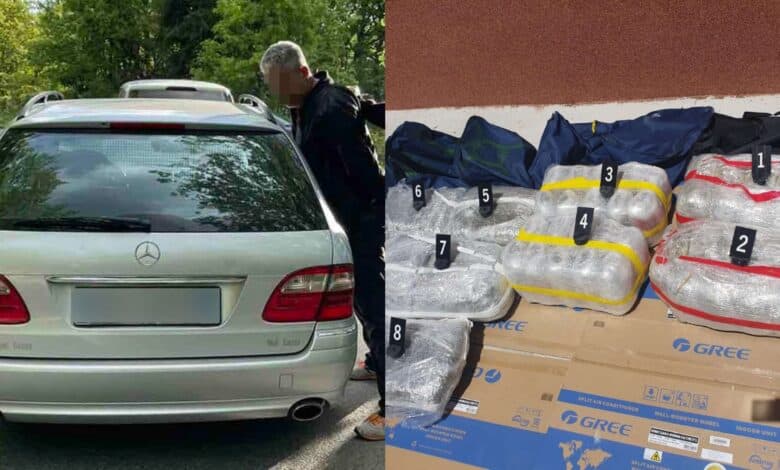 Kapet drogë me vlerë 200 mijë euro në Maqedoninë e Veriut, 3 shqiptarë në pranga