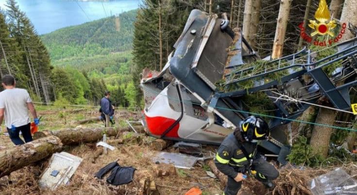 Zbulohet shkaku i rënies së teleferikut në Itali