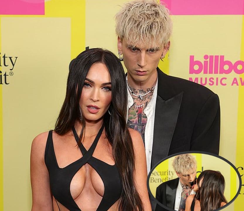 Puthje dhe prekje, çfarë u pa nga Megan Fox dhe Machine Gun Kelly në Çmimet e Muzikës Billboard (FOTO)