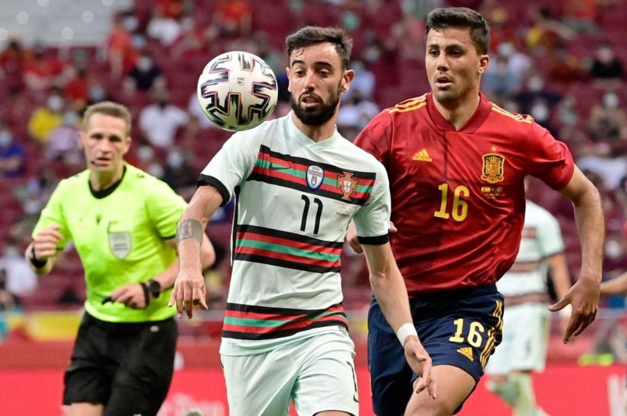 Spanja dhe Portugalia ndahen në “paqe”, Maqedonia e Veriut shkatërron Kazakistanin (VIDEO)