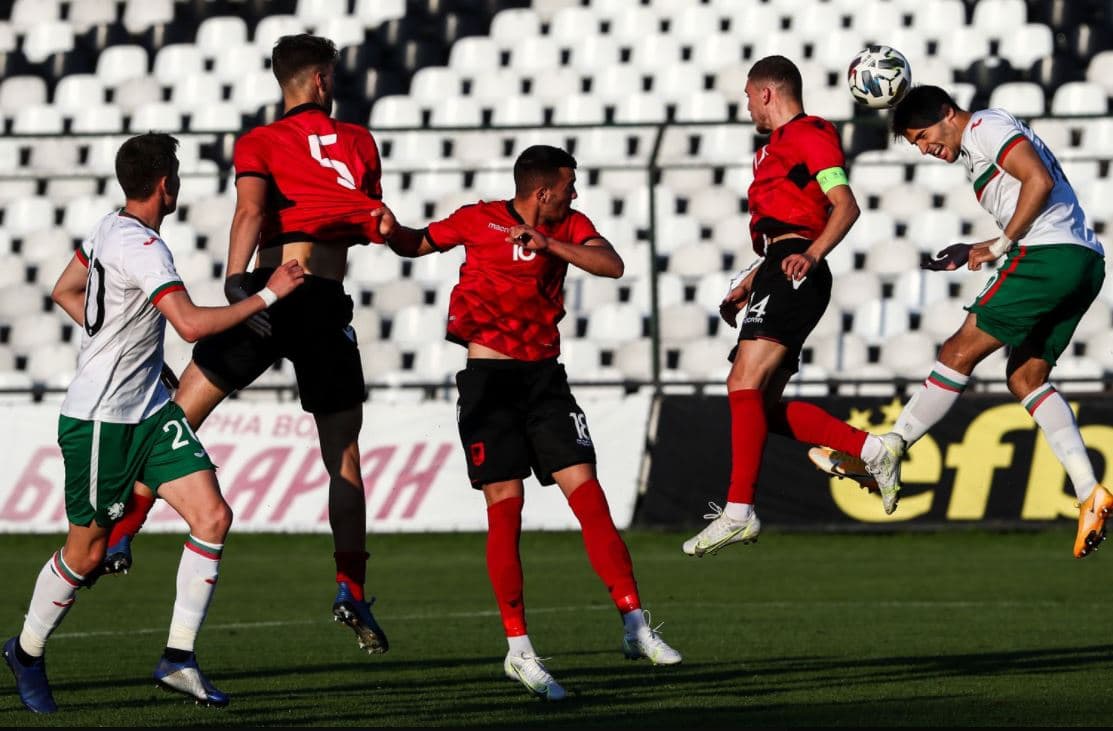 Disfatë me 4 gola, Shqipëria U-21 zhgënjen ndaj Bullgarisë në miqësore
