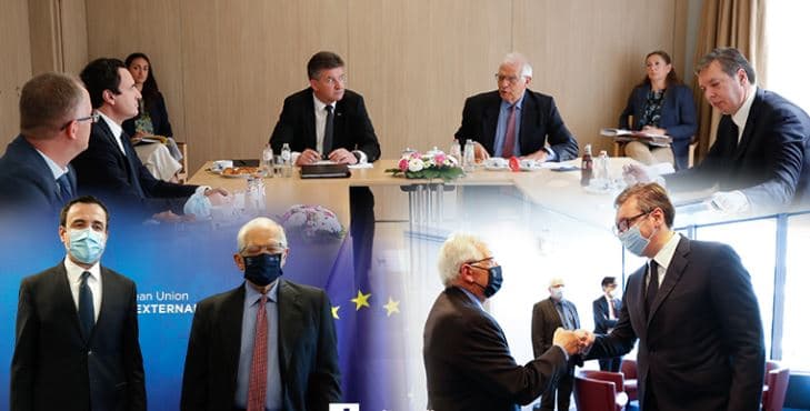      Përfundon takimi në Bruksel/ Vuçiç: Kurti më pyeti nëse do e njoh Kosovën, i thashë “kurrë”