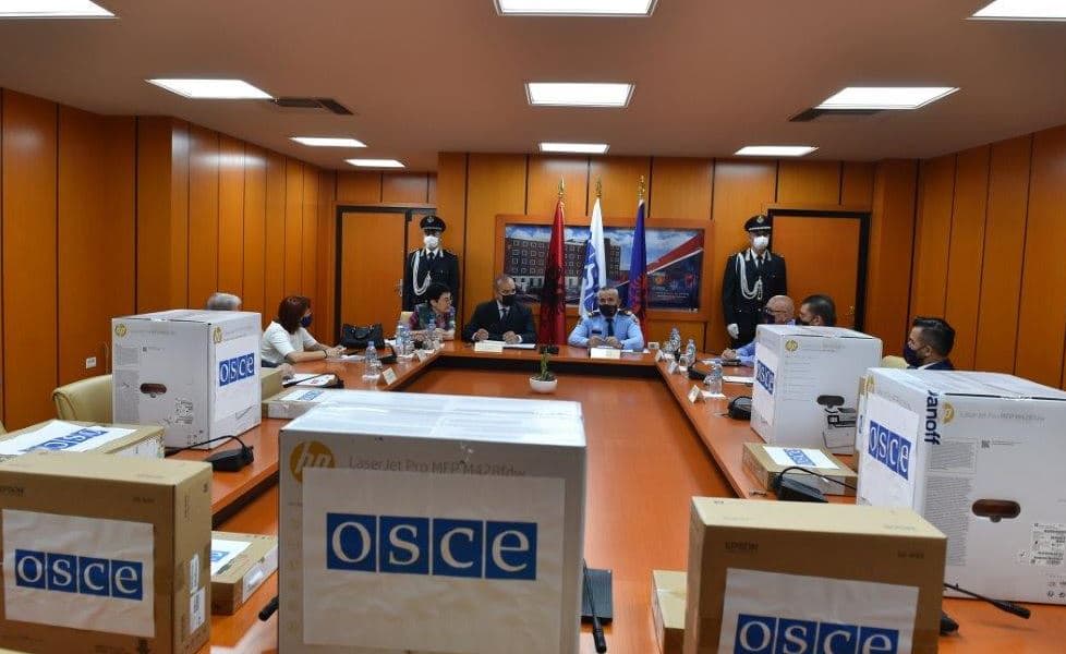 OSBE dhuron pajisje teknologjike për Policinë Kufitare