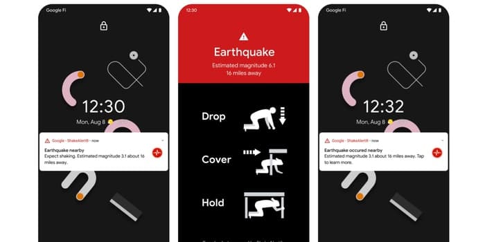 Google sistem alarmi për tërmet në Android