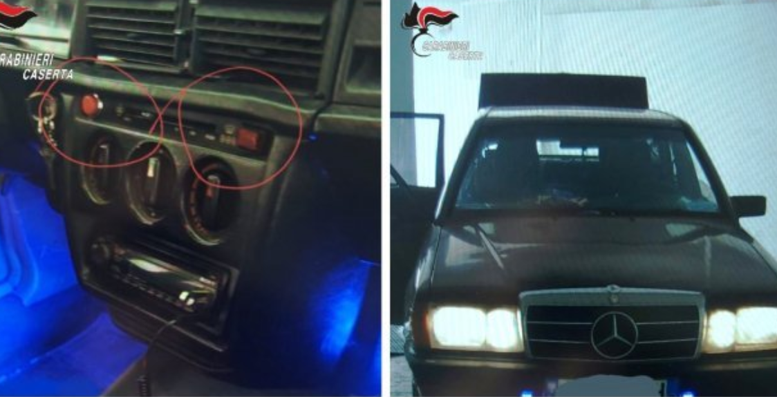 Lëviznin me “Benz” me targa shqiptare dhe sirena policie, dy të rinjtë arrestohen në Itali