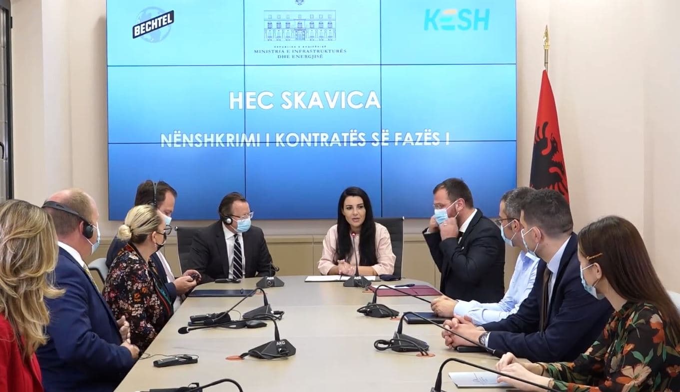 Nënshkruhet kontrata për HEC-in e Skavicës, Balluku: Do minimizojë përmbytjet