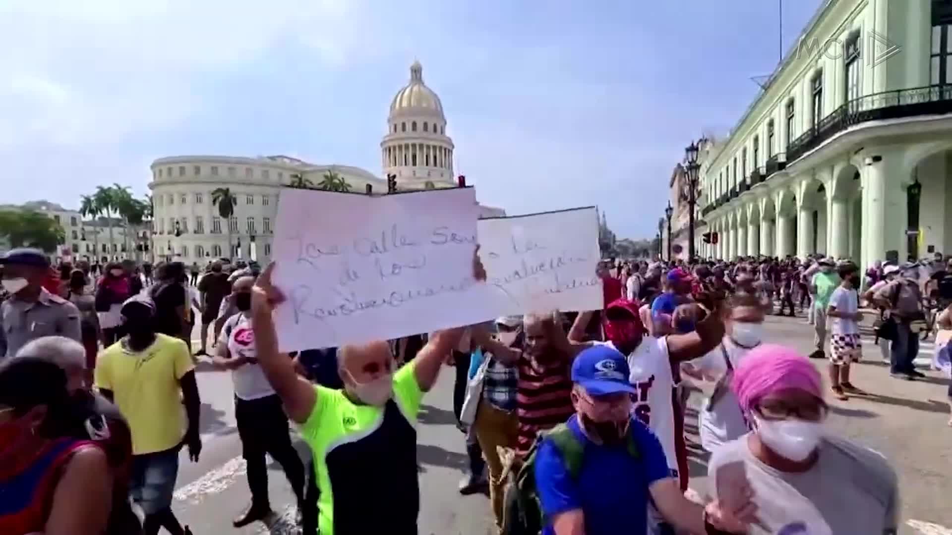 Protesta kundër qeverisë në Kubë (VIDEO)
