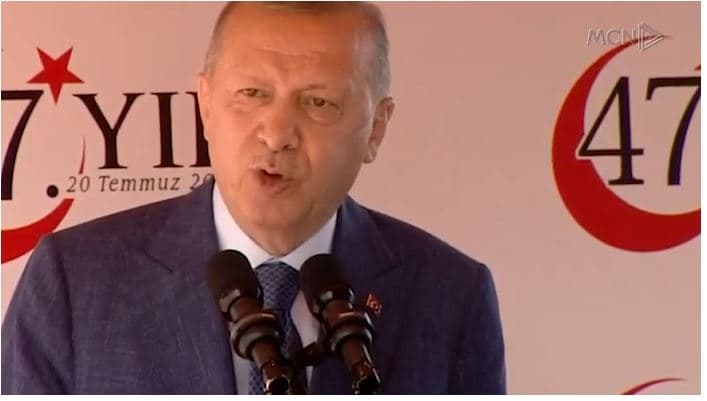 Erdogan “rikthim” në ishullin fantazmë (VIDEO)