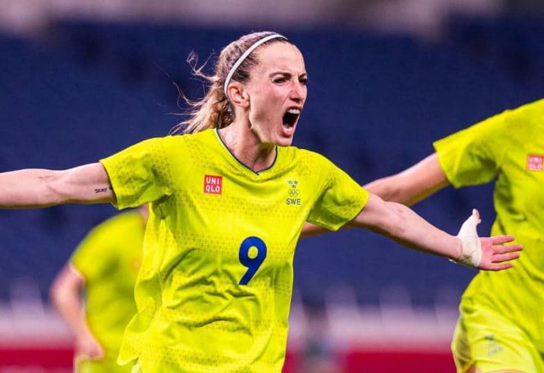 Suedia në gjysmëfinale në Lojërat Olimpike, gjen golin edhe futbollistja shqiptare (VIDEO)