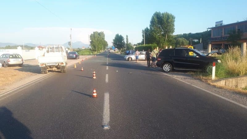 Aksident më aksin Shkodër-Lezhë, një e plagosur rëndë
