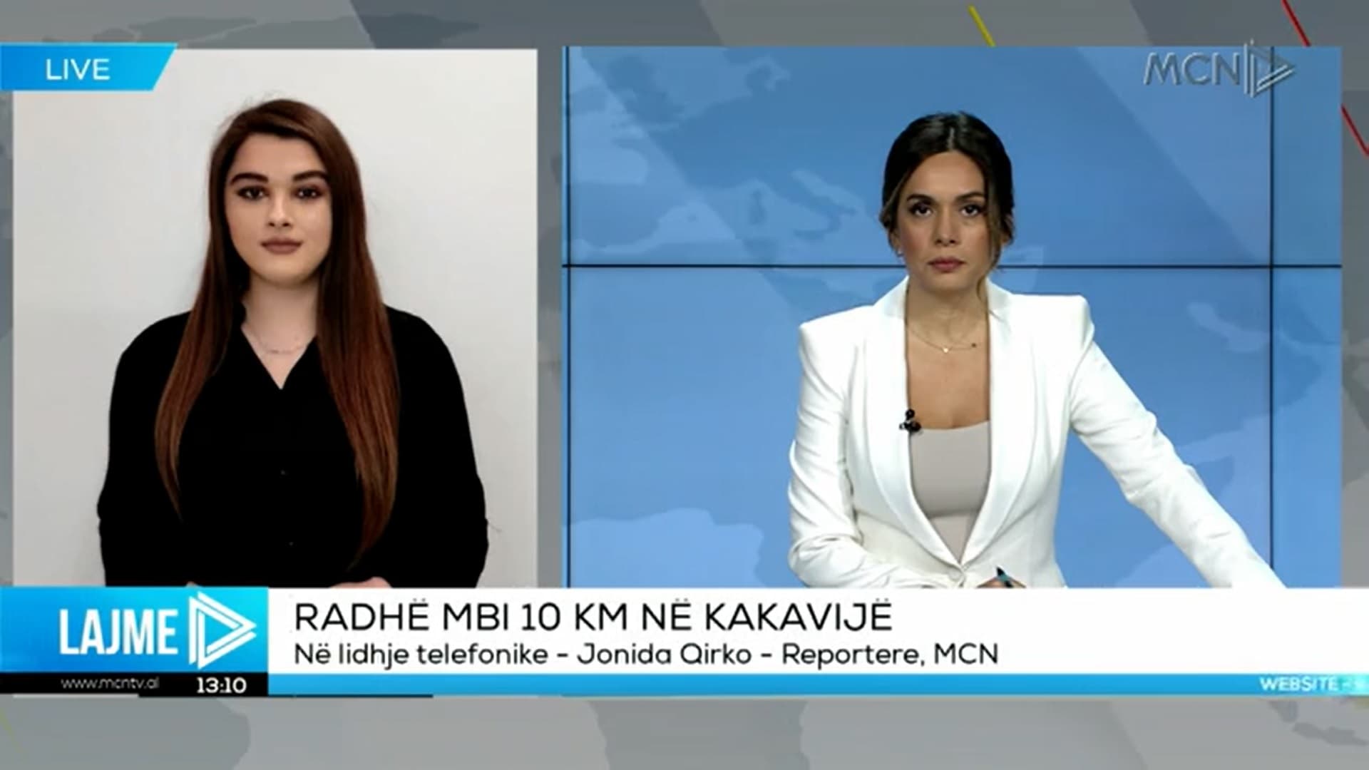 Radhë mbi 10 kilometra në Kakavijë/ Korrespondentja e MCN TV: Pala greke do të hapë edhe sportelin e tretë (VIDEO)