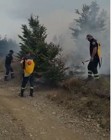  Zjarr në fshatrat Thirre dhe Domgjon të Mirditës/ Zjarrfikësit dhe policia ndërhyjnë për shuarjen e tyre