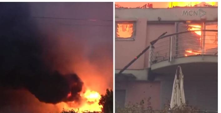 Greqia në ditën e 6 të zjarreve, evakuohen banorët e Evias (VIDEO)