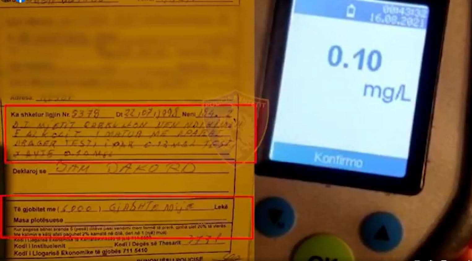 Siguria në rrugë/ Arrestohen 26 drejtues mjetesh në gjendje të dehur