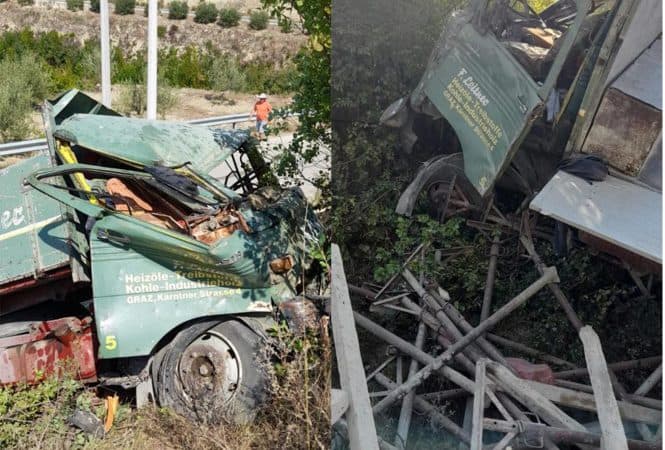 Kamionçina del nga rruga në Berat, një i vdekur dhe 3 të plagosur rëndë