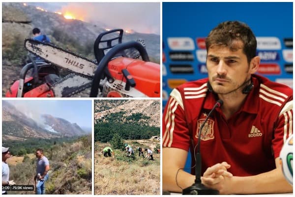 Casillas nuk e harron vendlindjen, jep ndihmën e tij kundër zjarreve