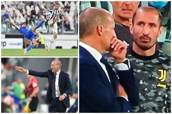 “Kjo nuk është skuadër”, Chiellini shfaq zhgënjimin te trajneri Allegri (VIDEO)