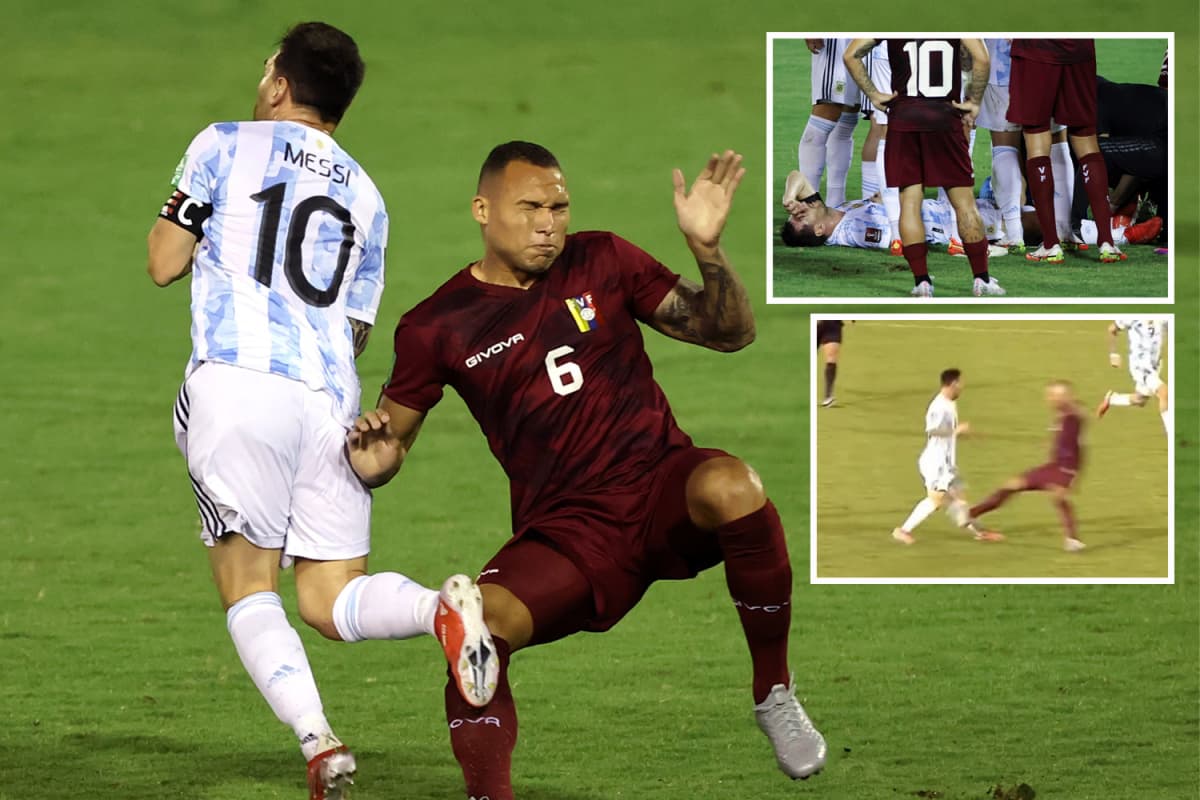 Ndërhyrja horror, kundërshtari rrezikoi t’i thyente këmbën Messi-t (VIDEO)