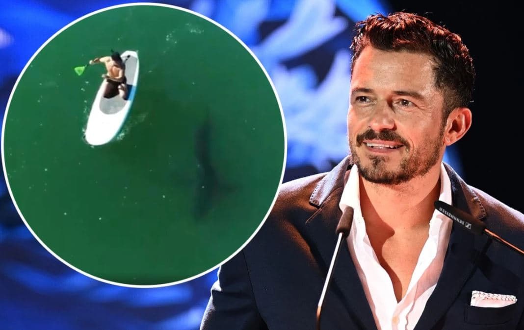 Orlando Bloom noton krah peshkaqenit (VIDEO)