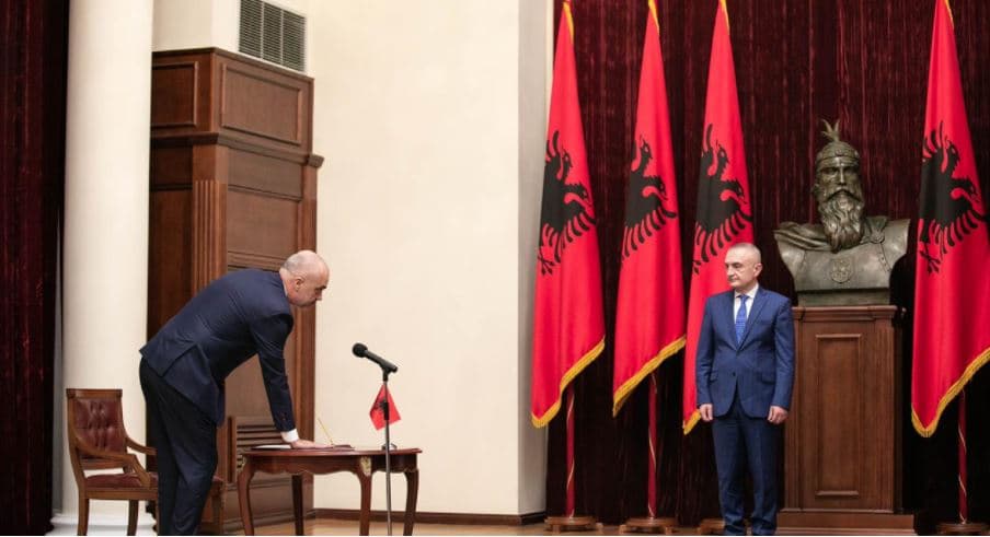   Kryeministri Rama dhe ministrat e tij betohen sot te Presidenti Meta