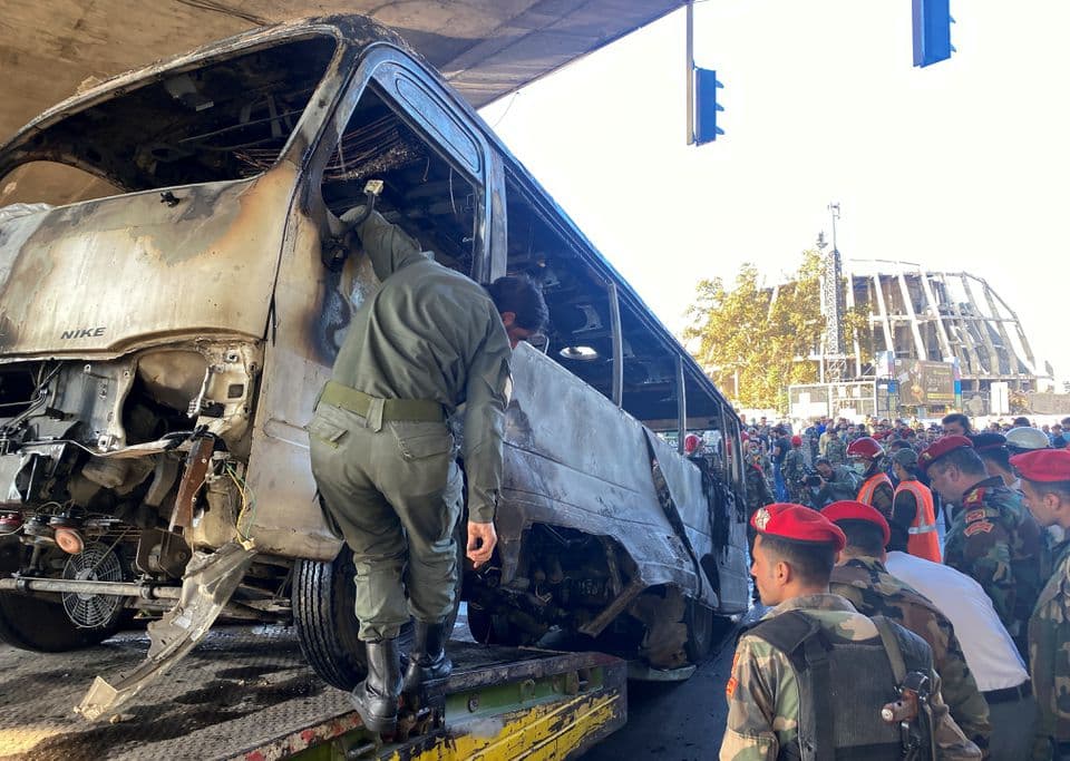 Shpërthim në një autobus në Siri, 13 të vdekur dhe 3 të plagosur