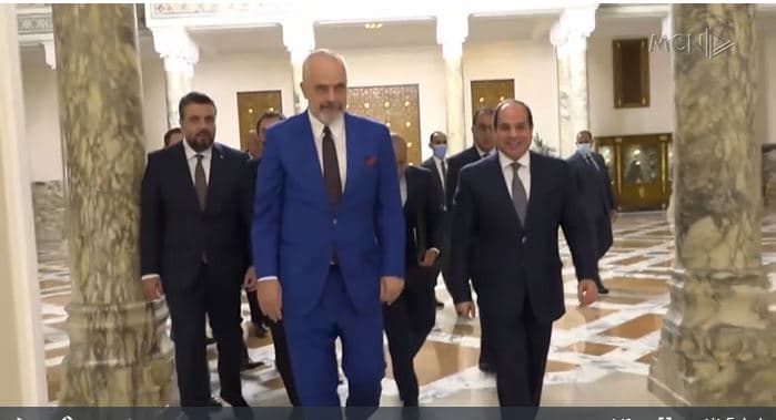Rama-El Sisi diskutojnë për Mesdheun Lindor: Të respektohen ZEE-të në bazë të së drejtës ndërkombëtare (VIDEO)