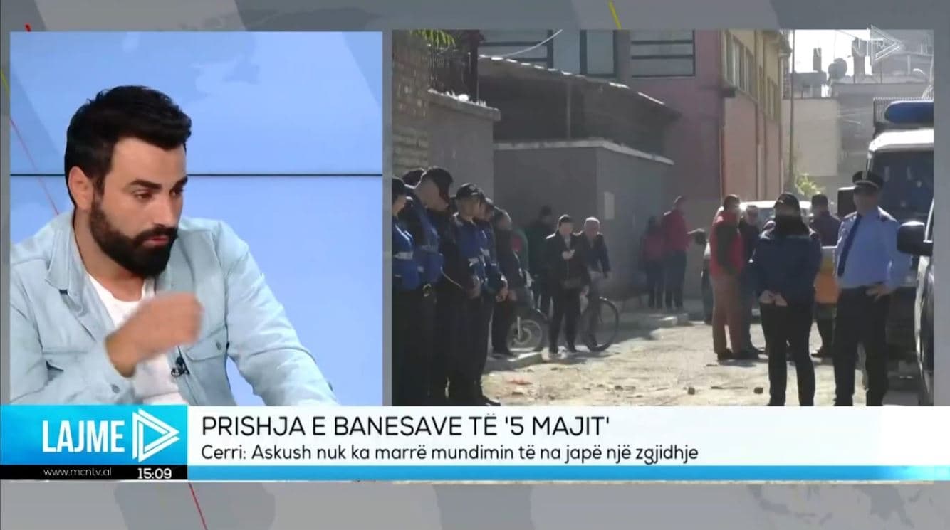 Protesta për ndërtesat te “5 Maji”, Cerri tregon kërkesat e banorëve dhe arsyet pse nuk firmosin kontratat (VIDEO)