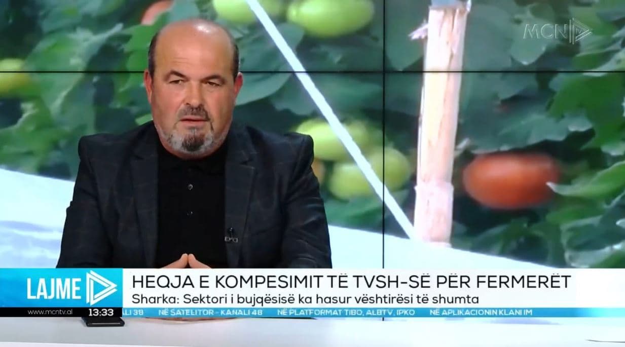 Heqja e kompensimit të TVSH-së për fermerët, Sharka: Kërkojmë skemë subvencioni direkte (VIDEO)