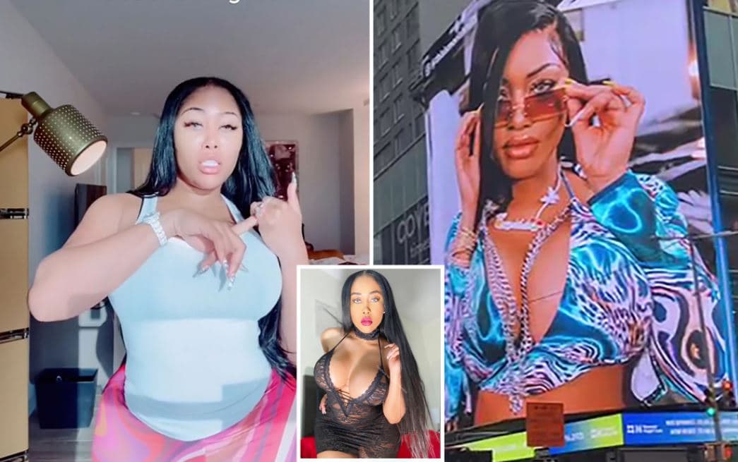 Burri misterioz i blen yllit të “OnlyFans” një billboard në Times Square (FOTO)