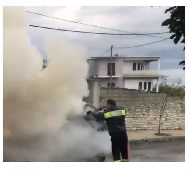 Merr flakë makina në Lazarat (VIDEO)