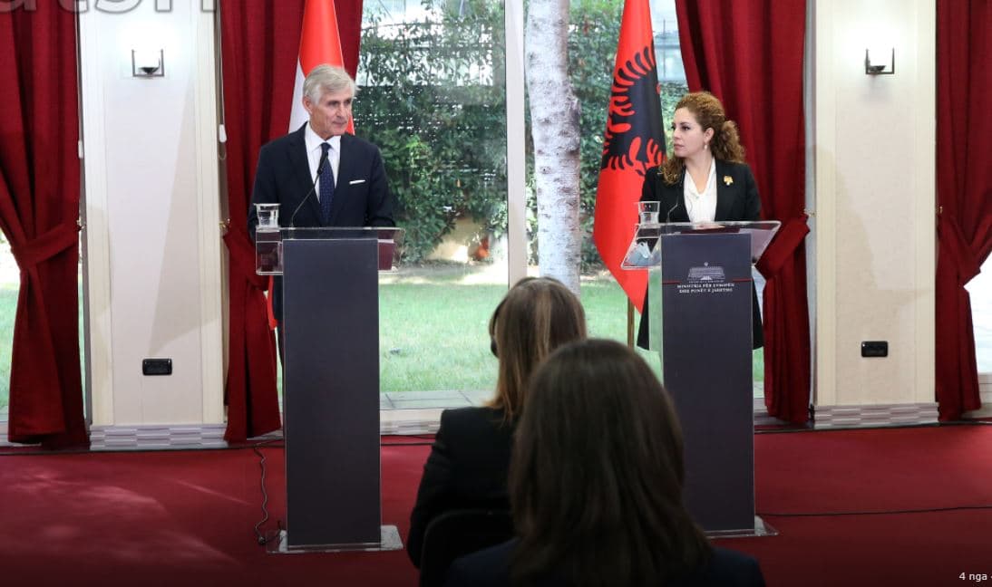 Xhaçka me ministrin austriak: Përforcimi i angazhimit të BE-së me Ballkanin, i domosdoshëm (VIDEO)