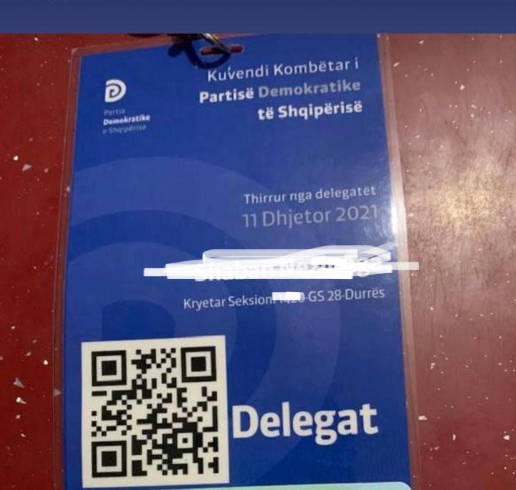 Kuvendi i PD, delegatët e Berishës pajisen me kod sigurie