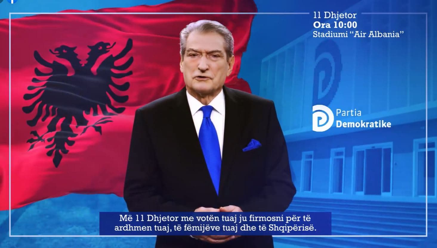  Kuvendi i 11 dhjetorit/ Berisha-demokratëve: Ejani të festojmë së bashku ditëlindjen e PD-së
