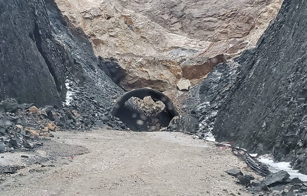 Shembet hyrja e tunelit Delvinë-Kardhiq