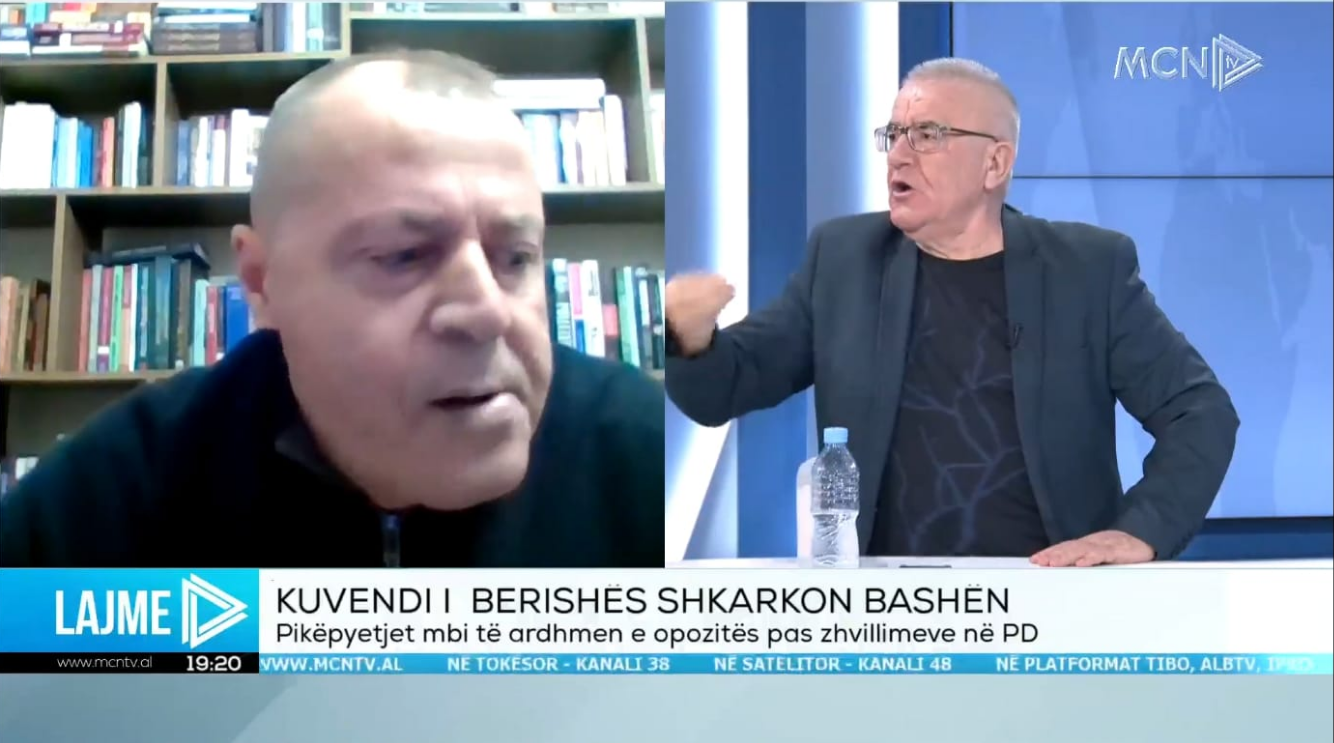 “Kush mendon se u rithemelua PD është k*qe kandari”, përplasje në studio mes Nanos dhe Rakipit